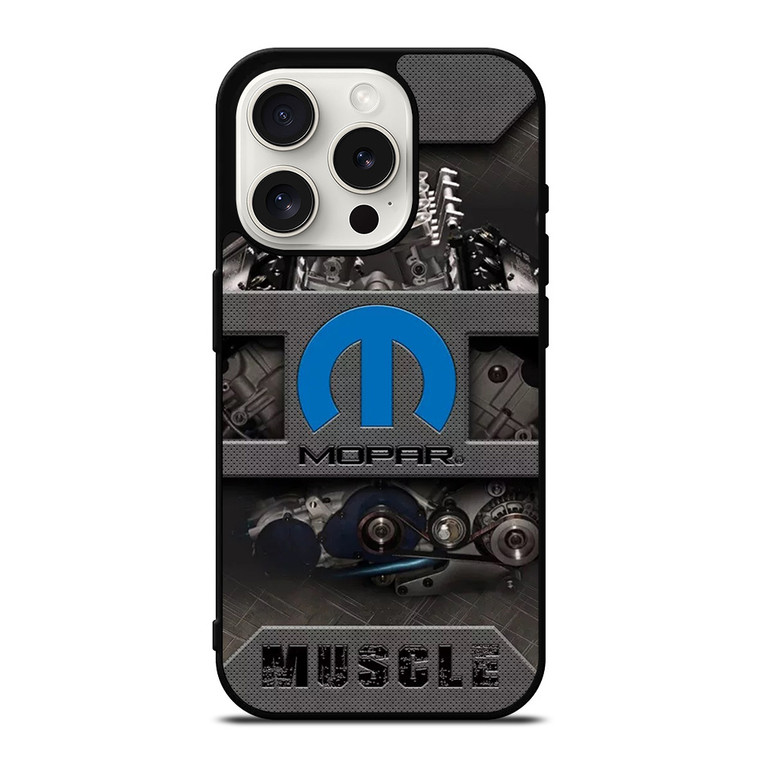 MOPAR MUSCLE ENGINE LOGO iPhone 15 Pro Case Cover