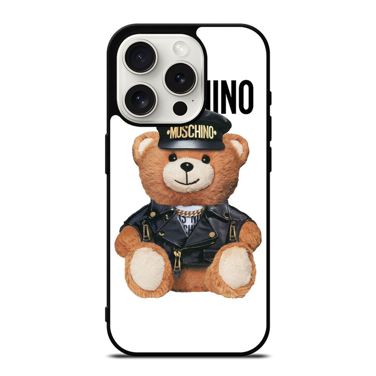 MOSCHINO TEDDY BEAR COOL iPhone 15 Pro Case Cover MOSCHINO TEDDY BEAR COOL iPhone 15 Pro Case Cover