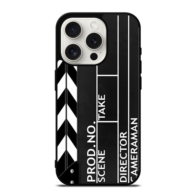 MOVIE CLAPPER BOARD iPhone 15 Pro Case Cover