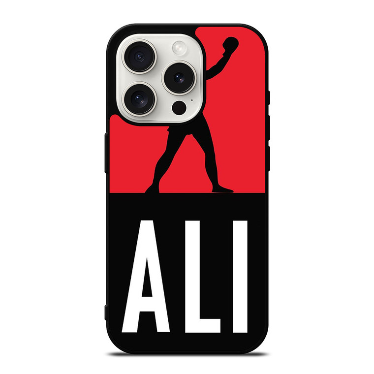 MUHAMMAD ALI BOXER SILHOUETTE iPhone 15 Pro Case Cover