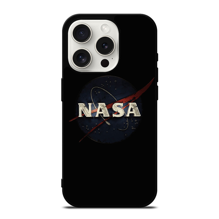 NASA METAL LOGO BADGE iPhone 15 Pro Case Cover