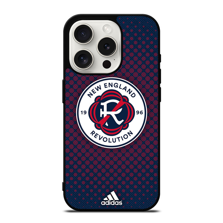 NEW ENGLAND REVOLUTION SOCCER MLS ADIDAS iPhone 15 Pro Case Cover