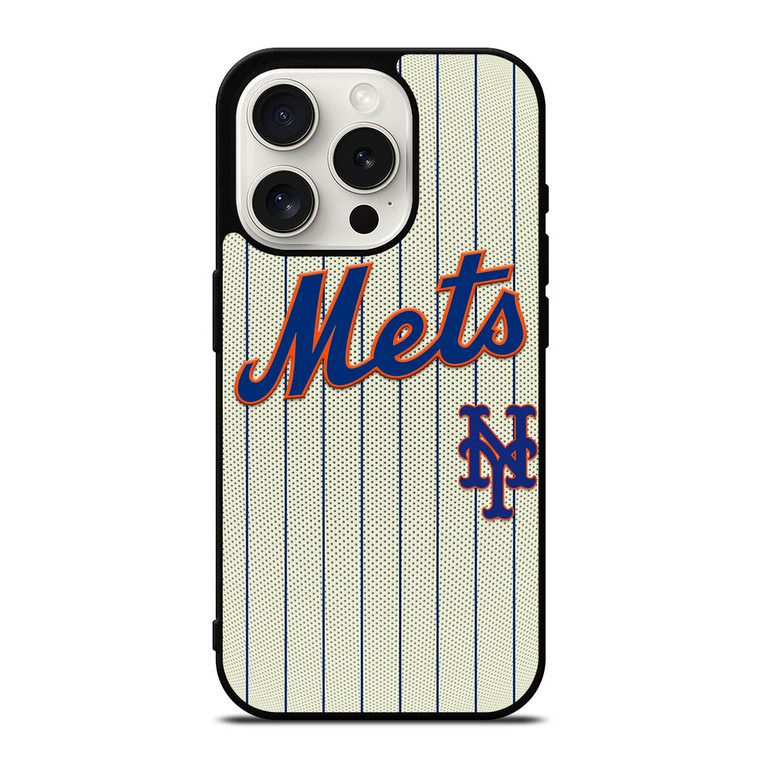 NEW YORK METS LOGO JERSEY iPhone 15 Pro Case Cover