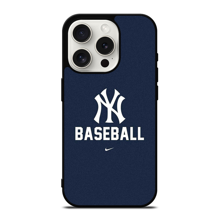 NEW YORK YANKEES NY NIKE LOGO BASEBALL TEAM iPhone 15 Pro Case Cover