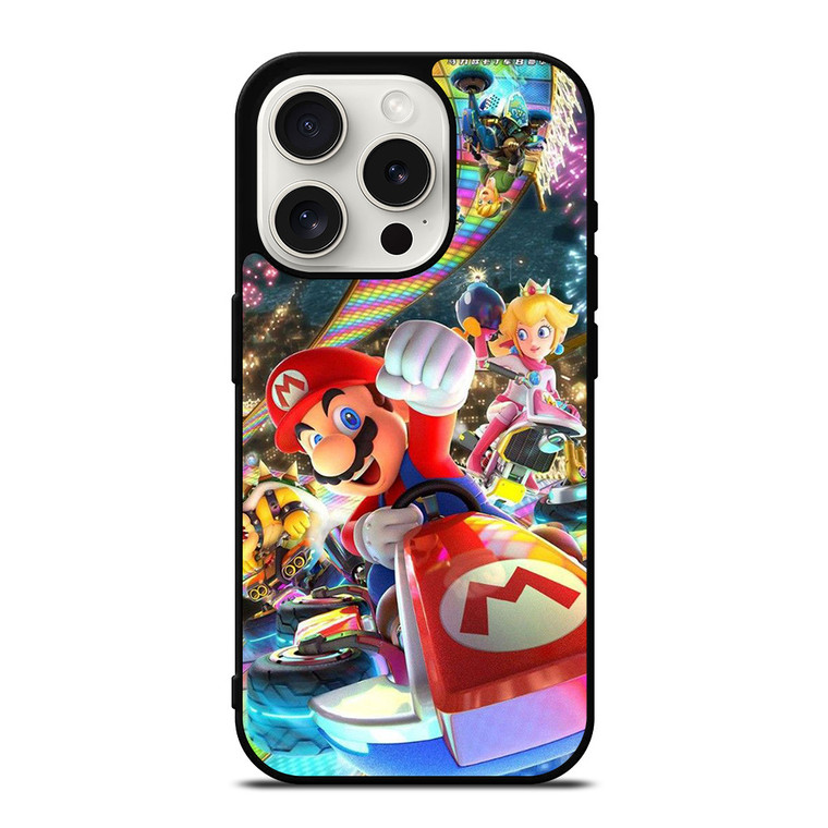 NINTENDO SUPER MARIO KART GAMES iPhone 15 Pro Case Cover