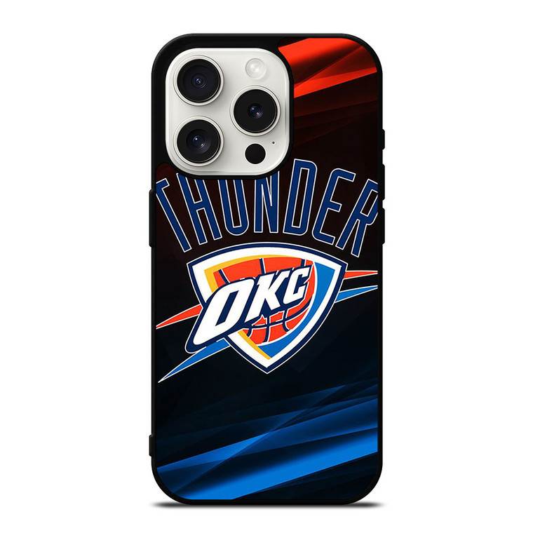 OKLAHOMA CITY THUNDER LOGO iPhone 15 Pro Case Cover