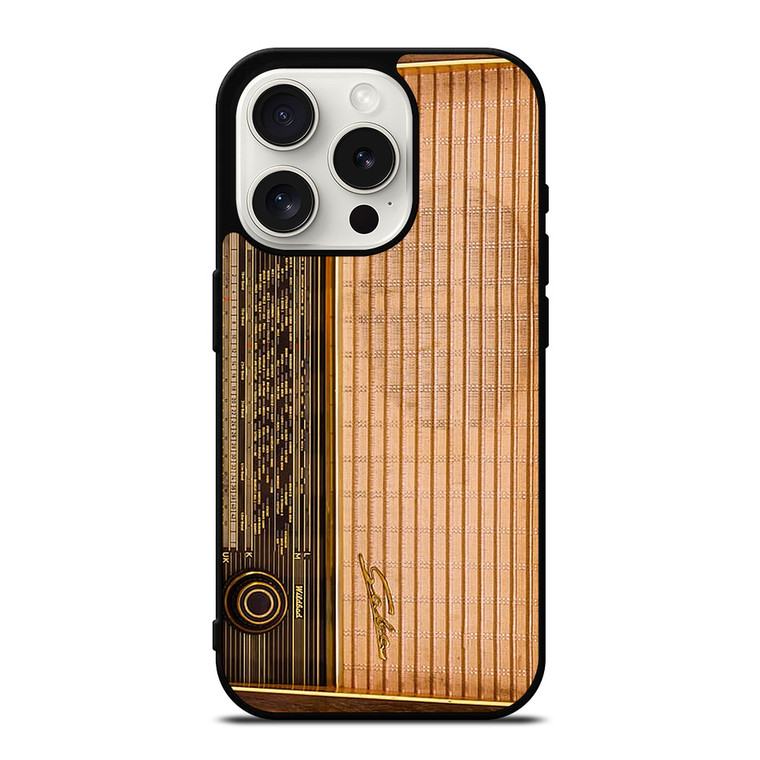 OLD VINTAGE RADIO iPhone 15 Pro Case Cover