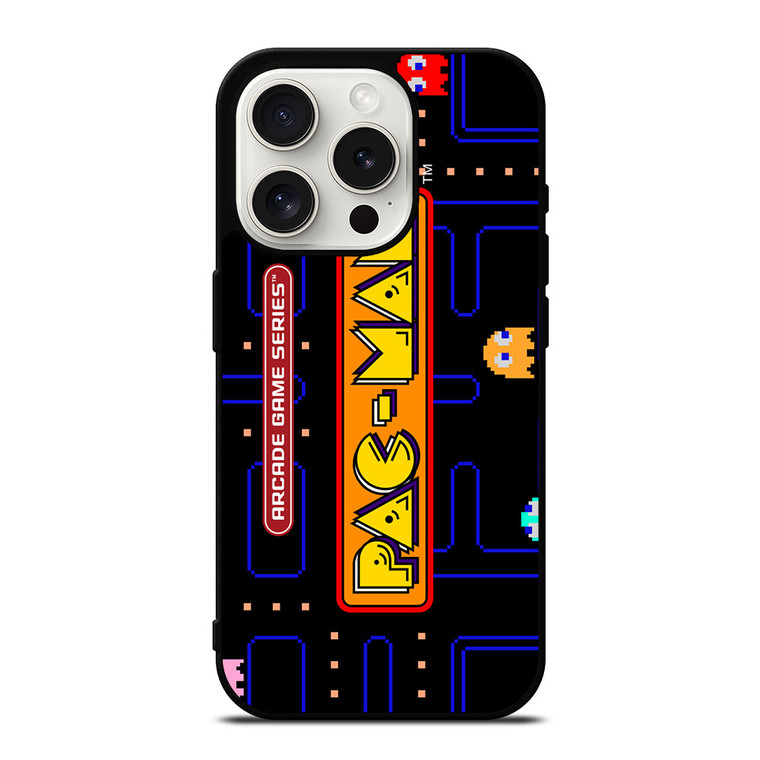 PAC MAN ARCADE GAME SERIES iPhone 15 Pro Case Cover
