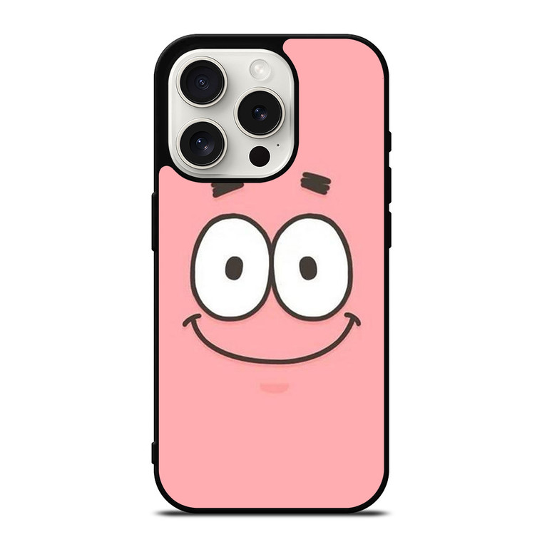 PATRICK STAR SMILE FACE iPhone 15 Pro Case Cover
