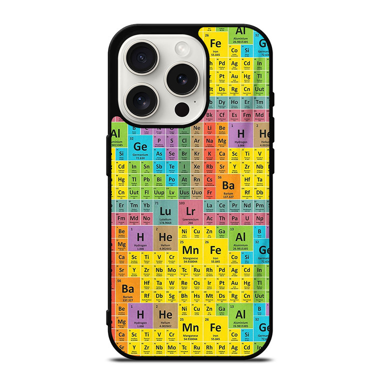 PERIODICAL TABLE SHEET iPhone 15 Pro Case Cover
