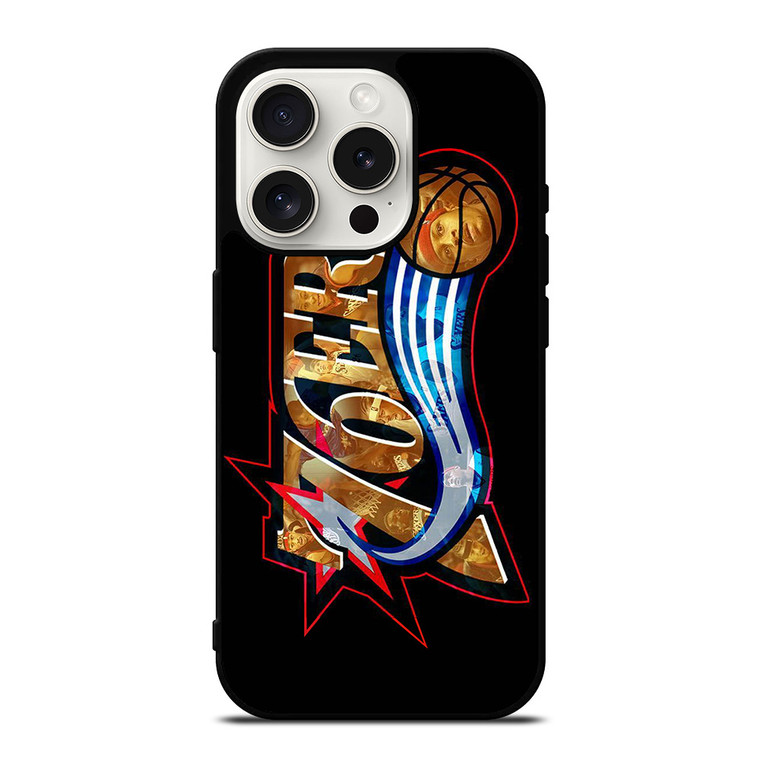 PHILADELPHIA 76ERS LOGO iPhone 15 Pro Case Cover