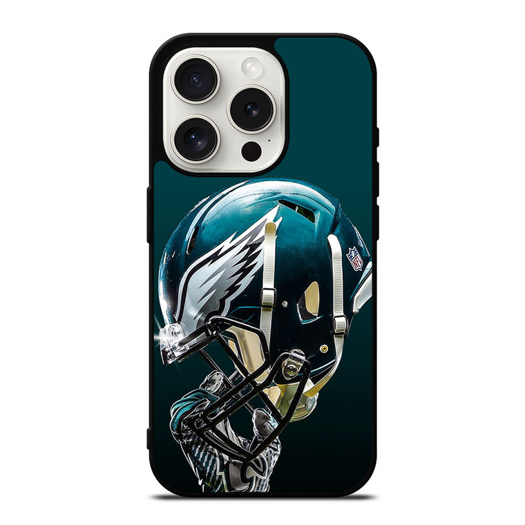 PHILADELPHIA EAGLES LOGO FOOTBALL HELMET ICON iPhone 15 Pro Case Cover