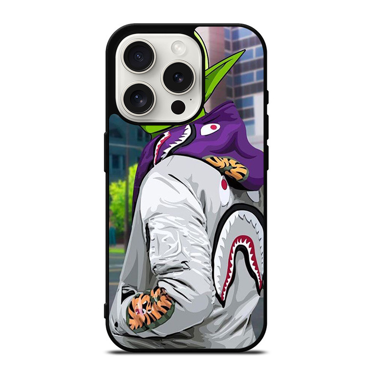PICCOLO BAPE SHARK DRAGONBALL iPhone 15 Pro Case Cover