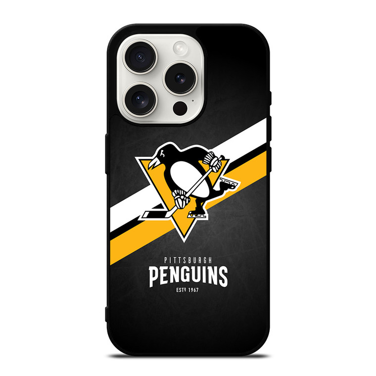 PITTSBURGH PENGUINS LOGO iPhone 15 Pro Case Cover