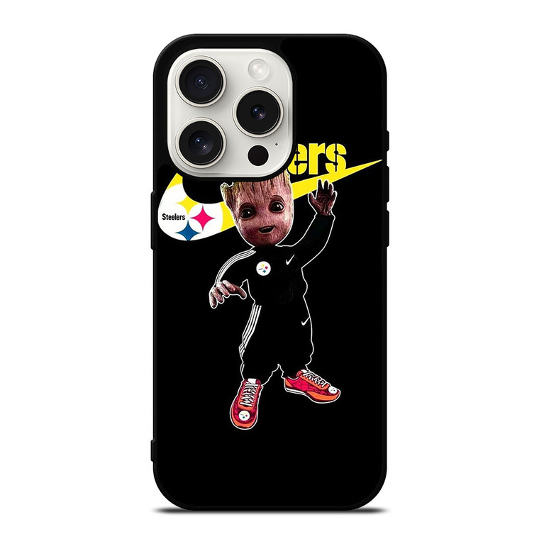 PITTSBURGH STEELERS GROOT NIKE iPhone 15 Pro Case Cover