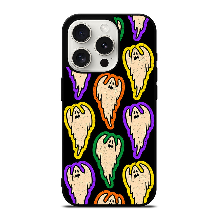 PLAYFUL HALLOWEEN GHOST PATTERN iPhone 15 Pro Case Cover