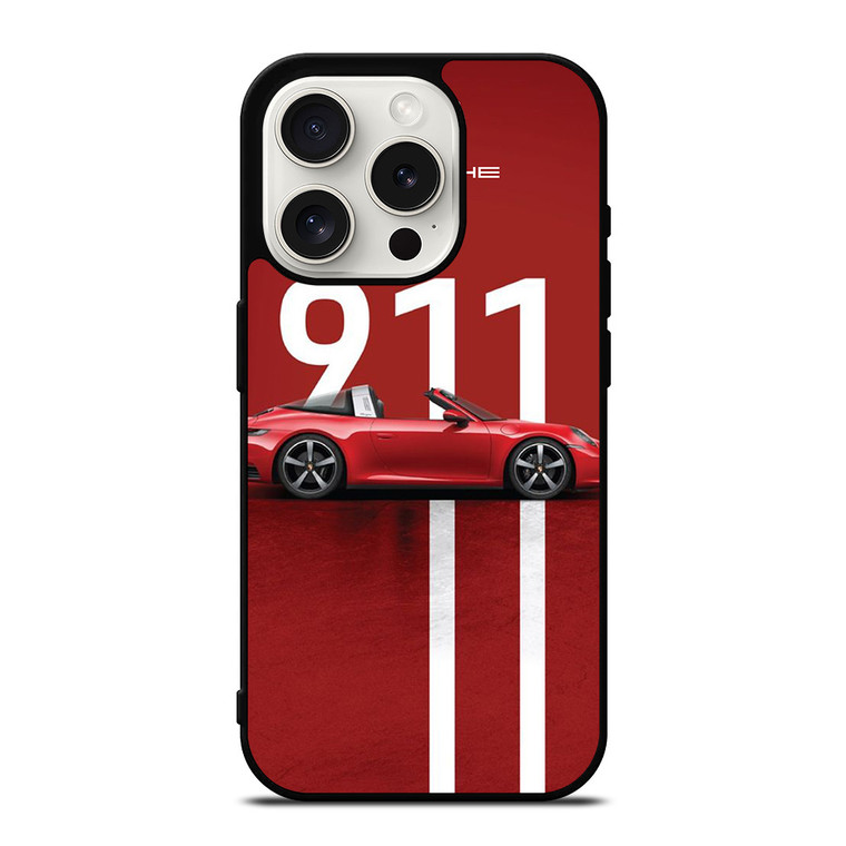 PORSCHE CAR 911 iPhone 15 Pro Case Cover