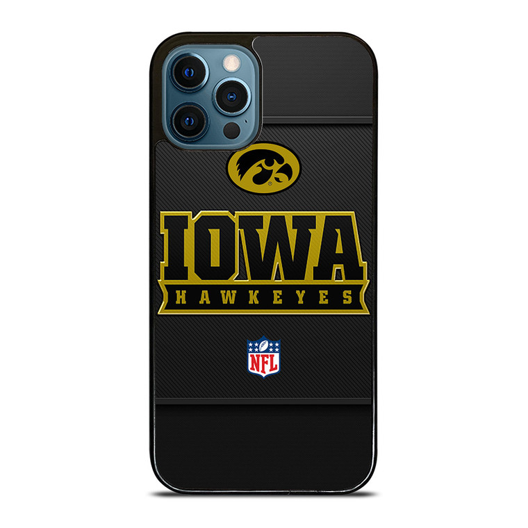 IOWA HAWKEYES CARBON LOGO iPhone 12 Pro Max Case Cover IOWA HAWKEYES CARBON LOGO iPhone 12 Pro Max Case Cover