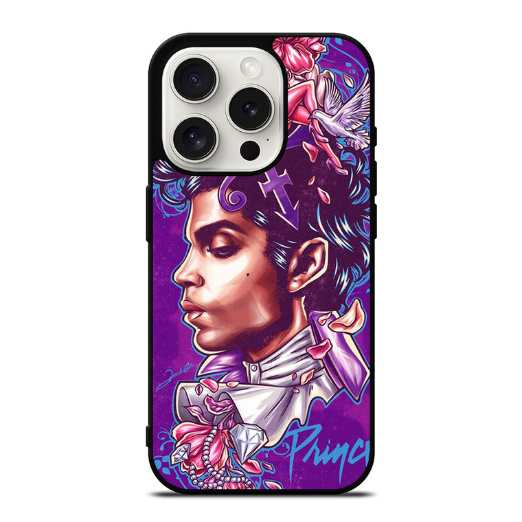 PRINCE PURPLE RAIN ART iPhone 15 Pro Case Cover
