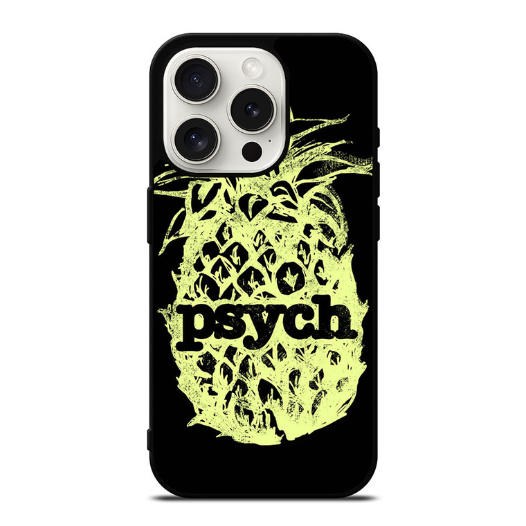 PSYCH PINEAPPLE VINTAGE iPhone 15 Pro Case Cover