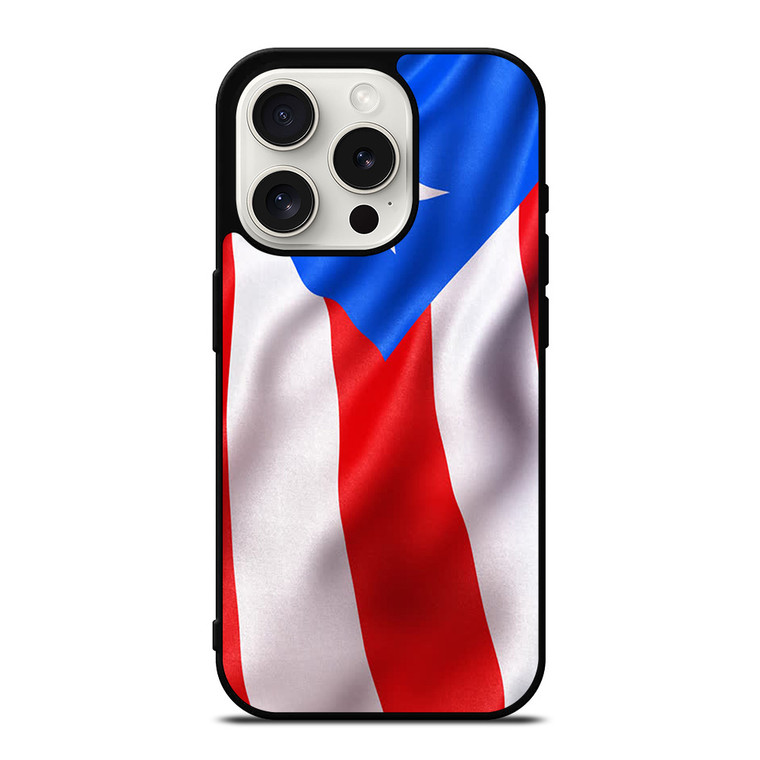 PUERTO RICO FLAG iPhone 15 Pro Case Cover