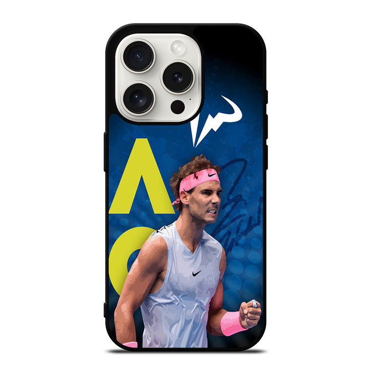 RAFAEL NADAL TENNIS SIGNATURE LOGO iPhone 15 Pro Case Cover
