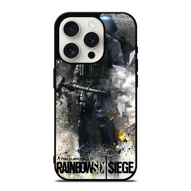 RAINBOW SIX SIEGE GAME iPhone 15 Pro Case Cover