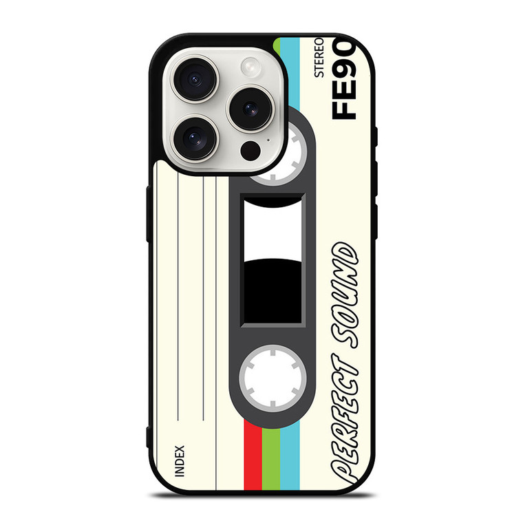 RETRO STEREO CASETTE TAPE iPhone 15 Pro Case Cover
