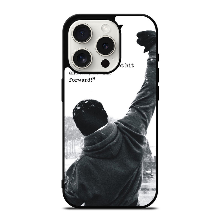 ROCKY BALBOA QUOTES iPhone 15 Pro Case Cover ROCKY BALBOA QUOTES iPhone 15 Pro Case Cover