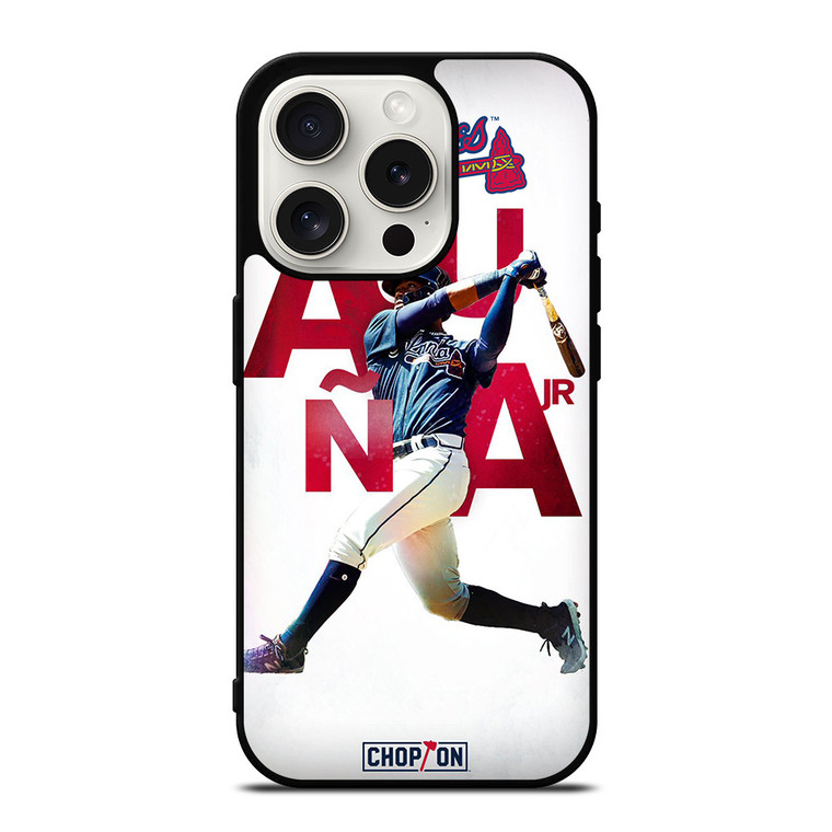 RONALD ACUNA JR ATLANTA BRAVES BASEBALL iPhone 15 Pro Case Cover