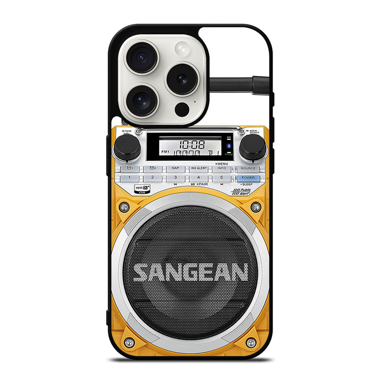 SANGEAN JOBSITE RADIO iPhone 15 Pro Case Cover
