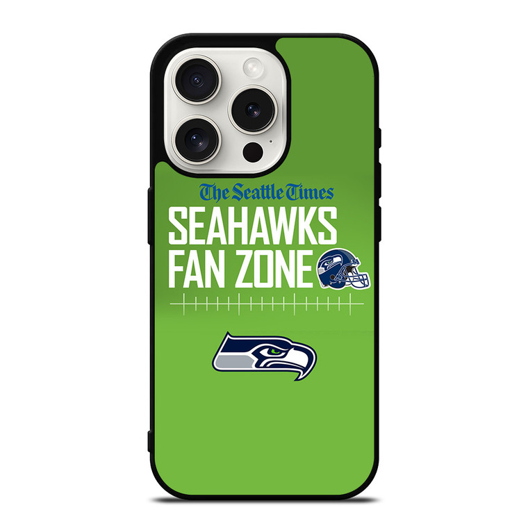 SEATTLE SEAHAWKS FANS ZONE iPhone 15 Pro Case Cover