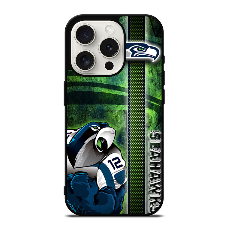 SEATTLE SEAHAWKS FOOTBALL iPhone 15 Pro Case Cover