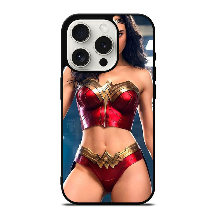 SEXY WONDER WOMAN GAL GADOT iPhone 15 Pro Case Cover