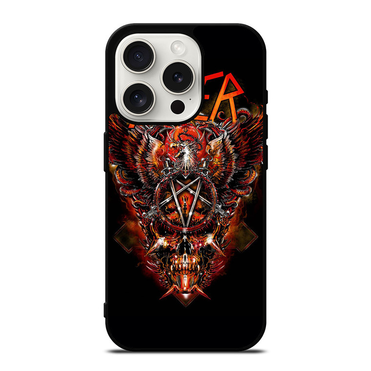 SLAYER HARDCORE BAND iPhone 15 Pro Case Cover