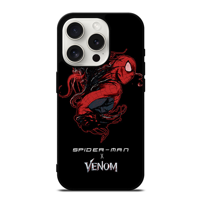 SPIDERMAN x VENOM COLABORATION iPhone 15 Pro Case Cover
