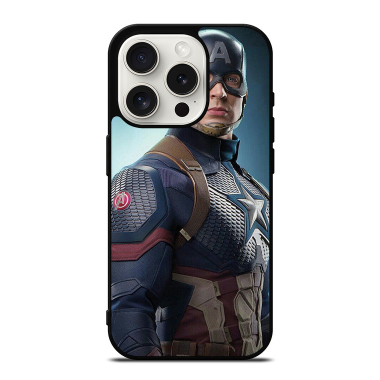 STEVE ROGERS CAPTAIN AMERICA AVENGERS iPhone 15 Pro Case Cover