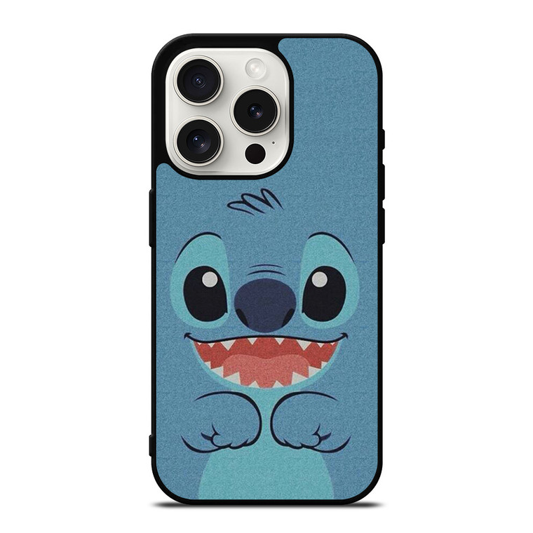 STITCH CUTE DISNEY CARTOON iPhone 15 Pro Case Cover