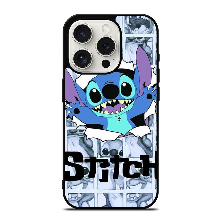 STITCH DISNEY CARTOON SURPRISE iPhone 15 Pro Case Cover