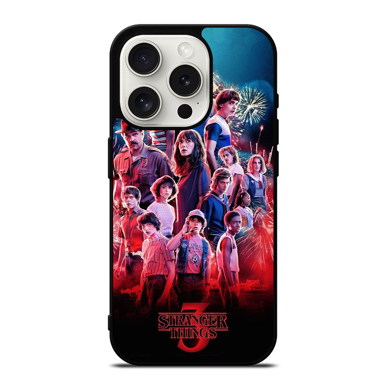 STRANGER THINGS 3 POSTER iPhone 15 Pro Case Cover