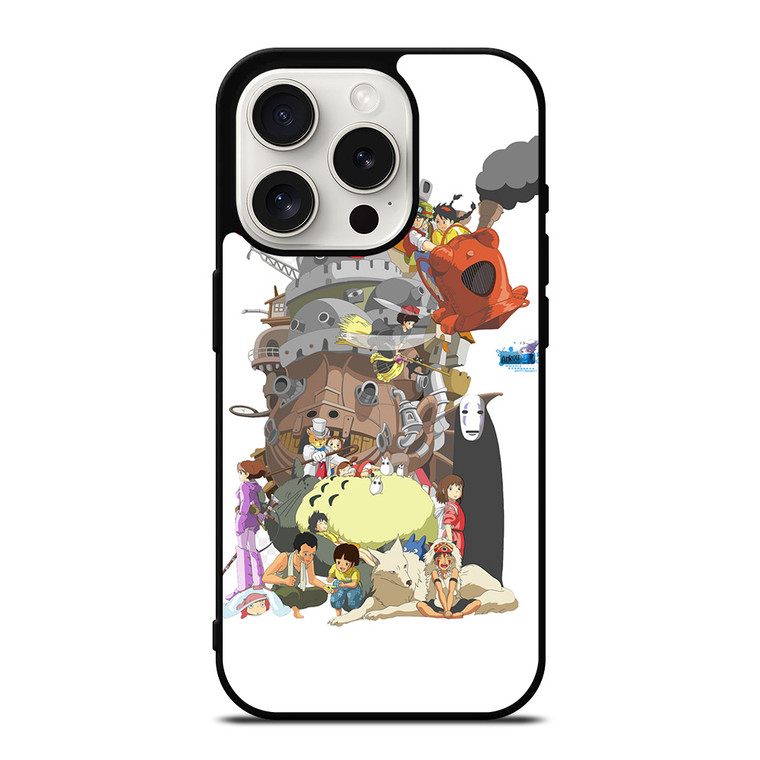 STUDIO GHIBLI ALL CHARACTER iPhone 15 Pro Case Cover