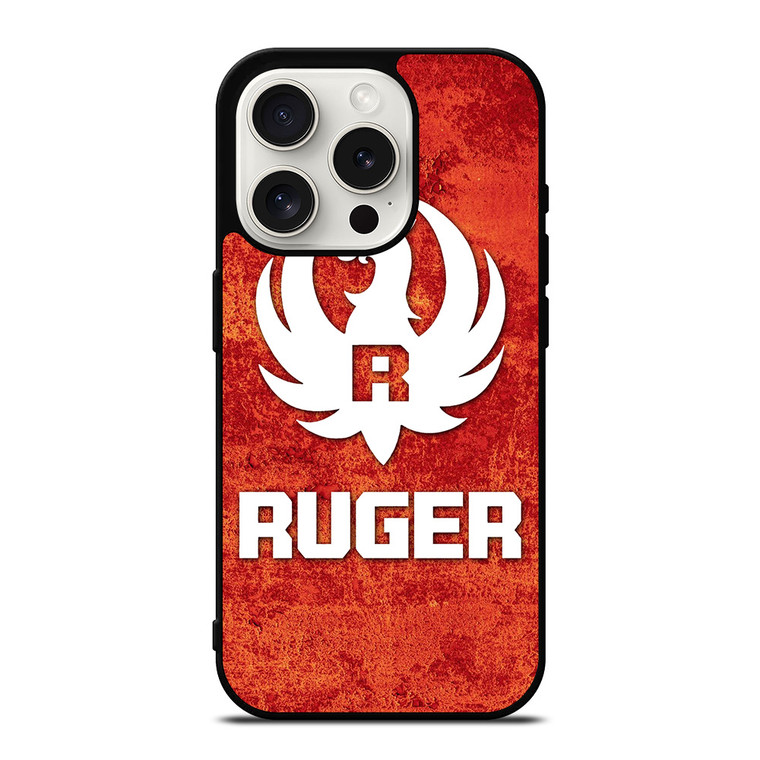 STURM RUGER FIREARMS RUSTY RED iPhone 15 Pro Case Cover