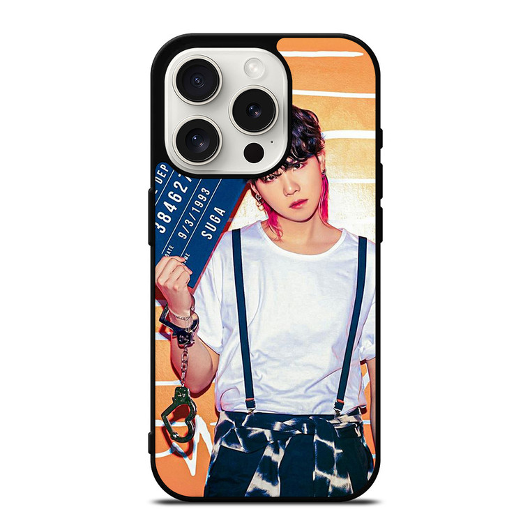 SUGA BTS BANGTAN BOYS KPOP iPhone 15 Pro Case Cover