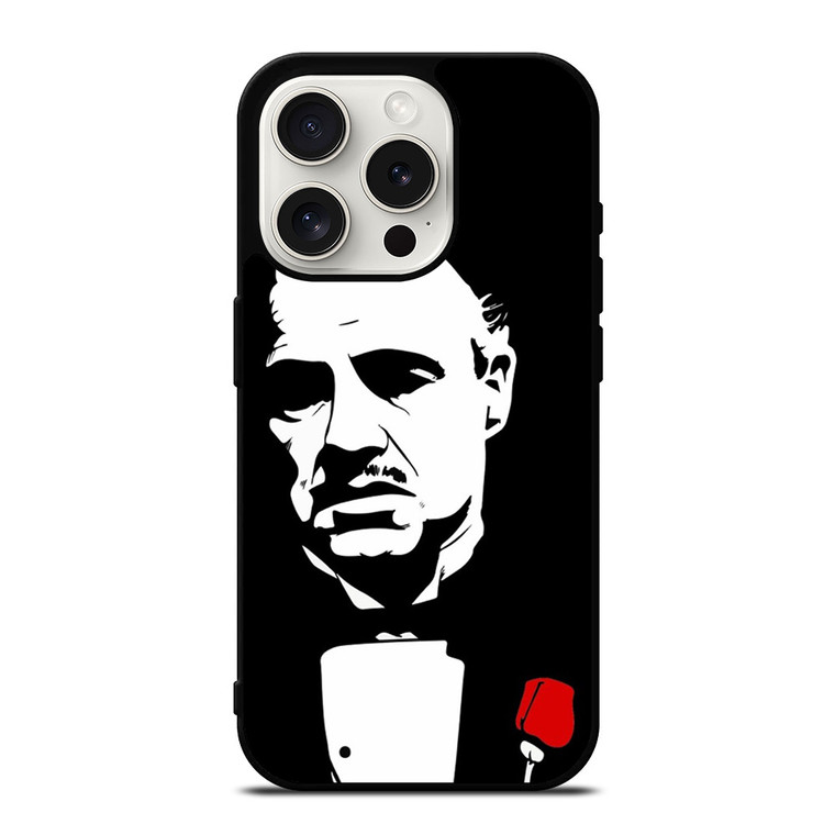 THE GODFATHER ROSE FLOWER iPhone 15 Pro Case Cover