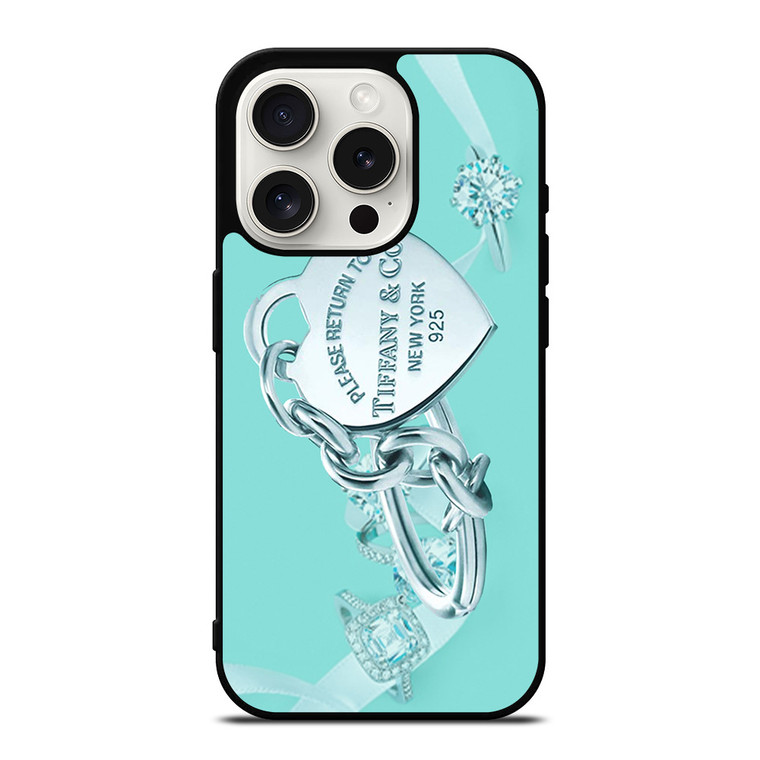 TIFFANY AND CO EMBLEM iPhone 15 Pro Case Cover