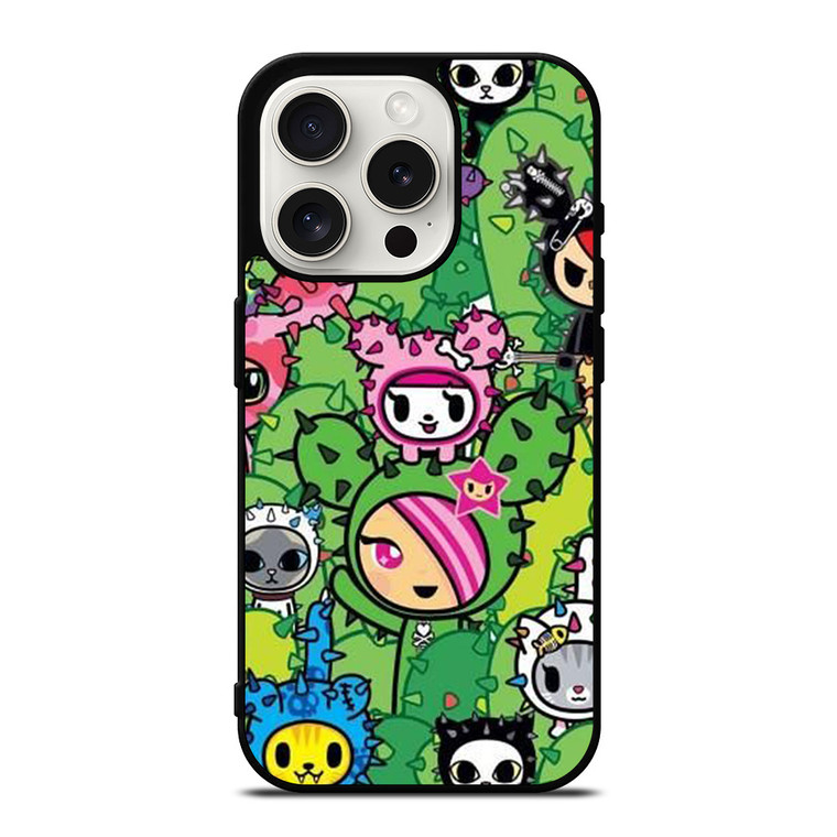 TOKIDOKI DONUTELLA CACTUS  iPhone 15 Pro Case Cover