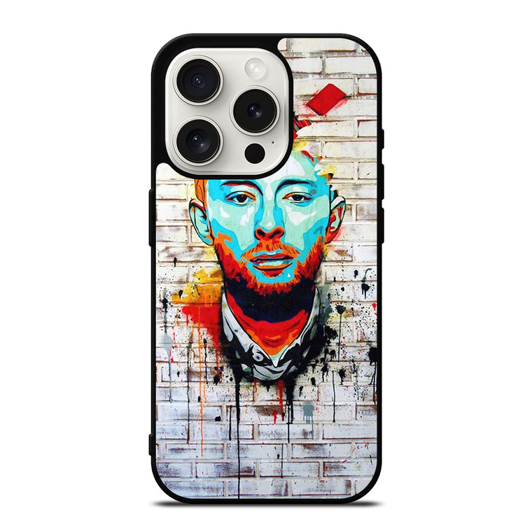 TOM YORKE RADIOHEAD ART iPhone 15 Pro Case Cover