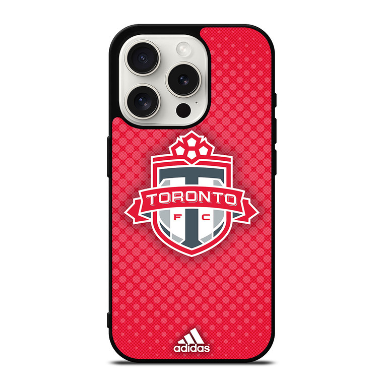 TORONTO FC SOCCER MLS ADIDAS iPhone 15 Pro Case Cover