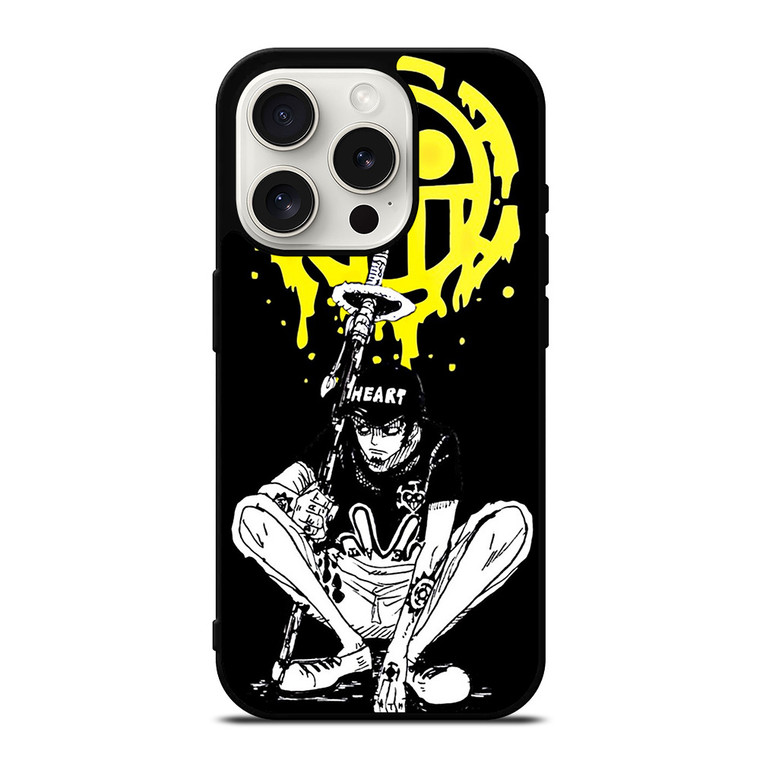 TRAFALGAR LAW ONE PIECE ANIME iPhone 15 Pro Case Cover