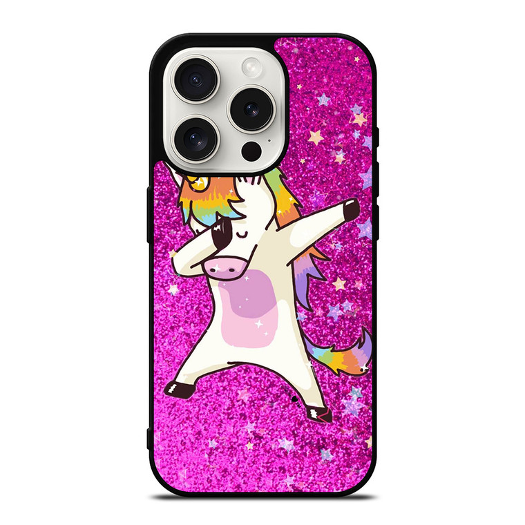 UNICORN DAB PURPLE iPhone 15 Pro Case Cover